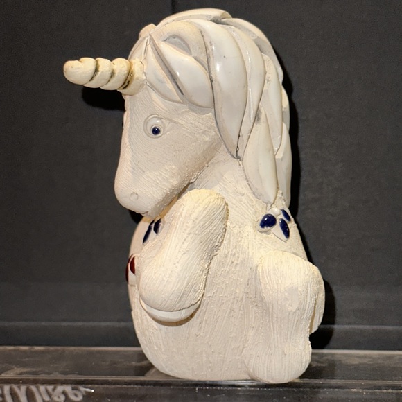 Artesania Rinconada Unicorn Clay Enamel Figure - Picture 2 of 7